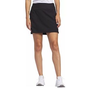 NWT Adidas Solid Black Skort 17”